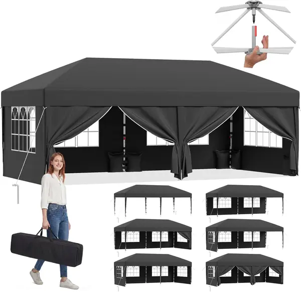 3x6m Schnellaufbau-Faltpavillon