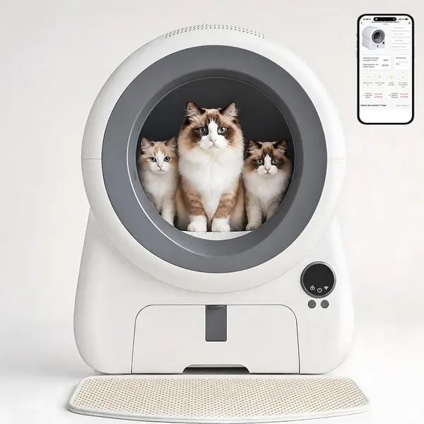 Automatisches Selbstreinigende Katzentoilette, XXXL 100L…