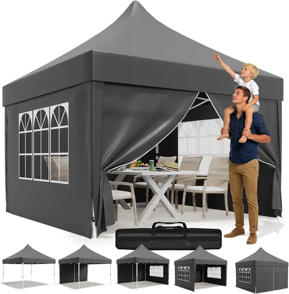 Faltpavillon 3x3 mit Hoher Spitze, um 60% Verbesserte…