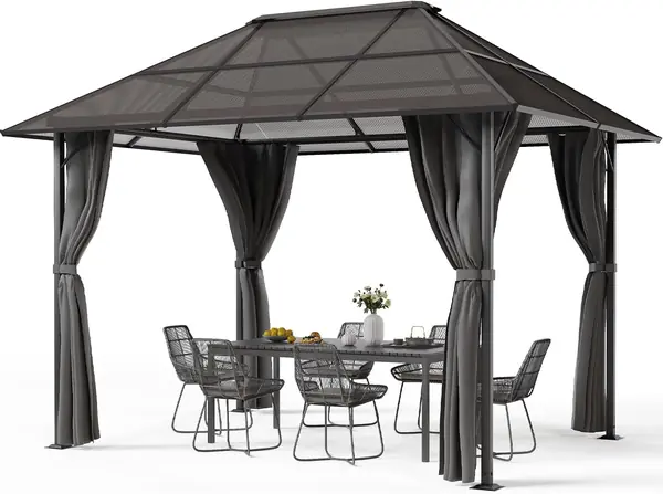 Gazebo 3 x 4 Waterproof Stable Winterproof Aluminium…