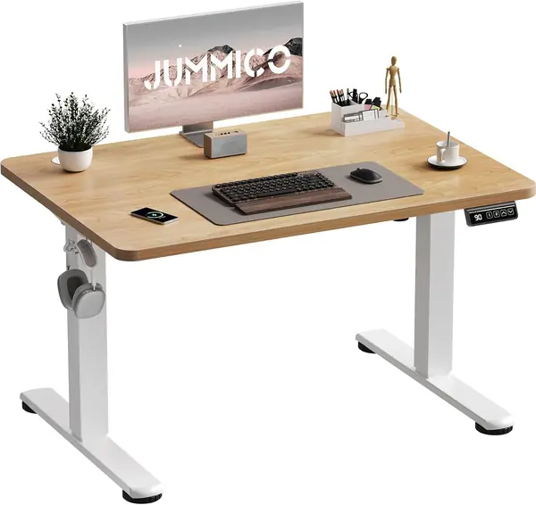 Höhenverstellbar Schreibtisch 100 x 60 cm Standing Desk…