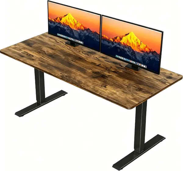 Höhenverstellbarer Schreibtisch, 130 x 60 cm, Elektrisch…