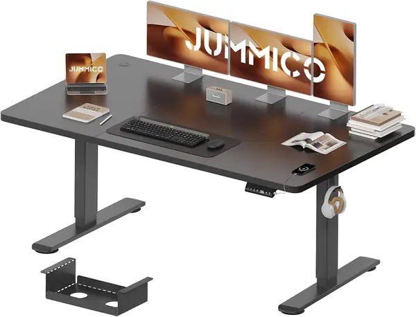 Höhenverstellbarer Schreibtisch 160 x 80 cm mit…