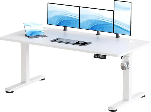 Höhenverstellbarer Schreibtisch 160x60cm, Elektrischer…