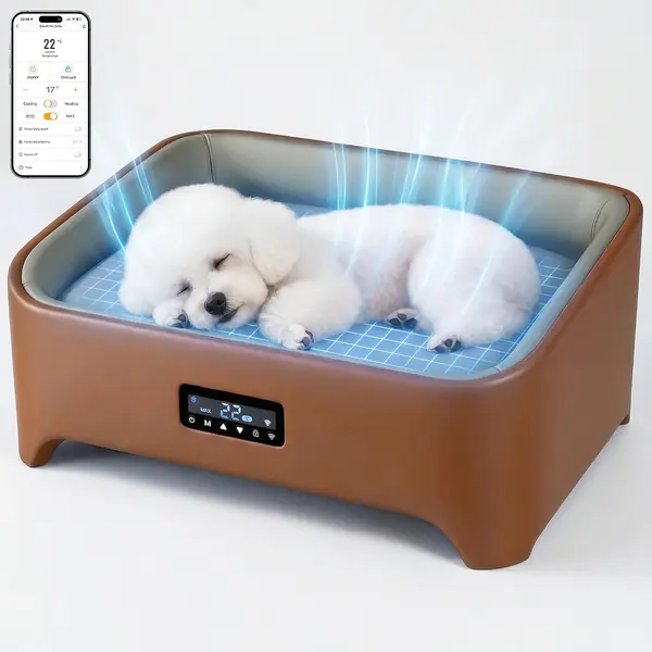 Intelligentes kühl-heizbares Hundebett für kleine &…