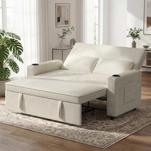 Schlafsofa 2 Sitzer klein Sofa mit Schlaffunktion…
