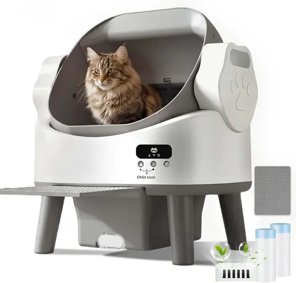 Selbstreinigende Katzentoilette, Automatisches Katzenklo…