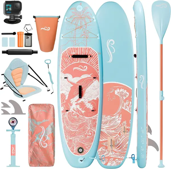 SUP Board Set Aufblasbar, Stand Up Paddling Board mit…